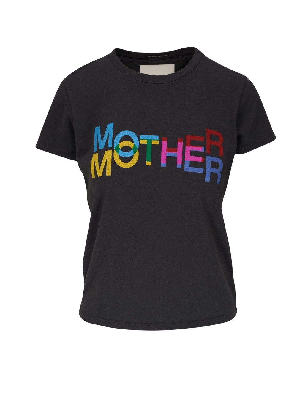 MOTHER SUPERIOR Women’s L The Lil Sinful Kaleidoscope Graphic Tee Designer Blk